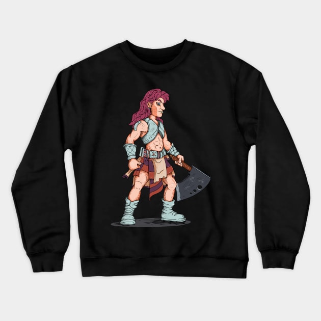 Barbarian Crewneck Sweatshirt by anurak2516